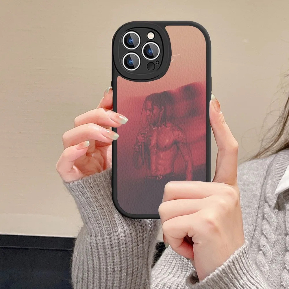 Ốp điện thoại cứng da Travis Scott TP-1 cho iPhone 14 13 12 mini 11 14 Pro Max Xs X XR 7 8 Plus