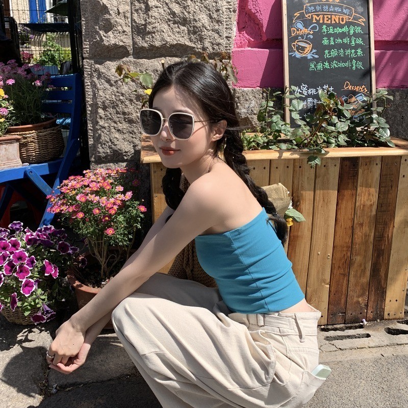 [Yunyuan] Kính râm nhựa tổng hợp toàn khung lớn dành cho nữ Internet Phong cách nổi tiếng Ins Style Kính râm HD phân cực Kính chống tia cực tím dành cho nam