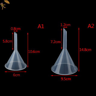 [Gou] Ống kính miệng 60mm 90mm Phòng thí nghiệm Phễu lọc nhựa trắng trong suốt VN