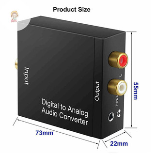 Bộ chuyển đổi âm thanh TWE Digital sang Ana Tín hiệu đồng trục sợi quang sang Ana DAC VN