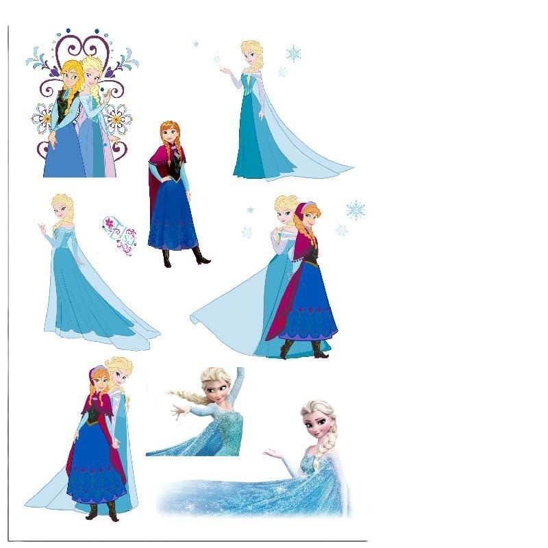 Frozen hoạt hình nhãn dán trang trí xe máy hoạt hình dễ thương trang trí nhãn dán băng Elsa công chúa làm đẹp sửa đổi xe máy nhãn dán xe máy chống thấm nước