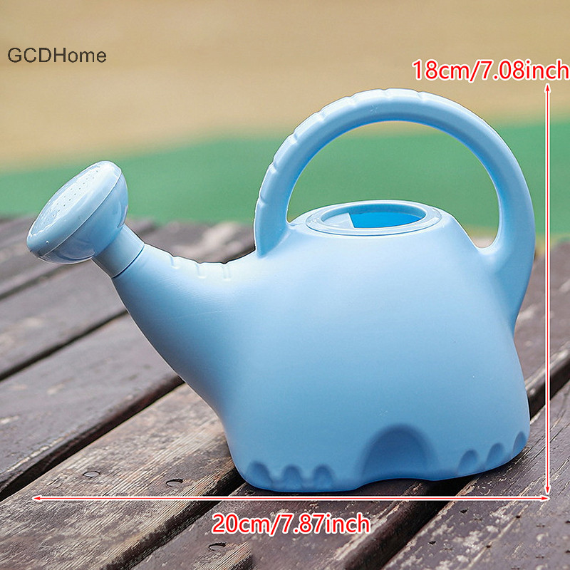Gcdhome 1.5L Elephant Watering Can Trẻ Em Tay Tưới Nước Động Vật Tưới Cây Có Thể HOT