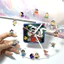 SQ3 hoạt hình Crayon Shin-chan Đồng hồ Acrylic dễ thương sáng tạo đơn giản để bàn mặt dây chuyền trang trí QS3