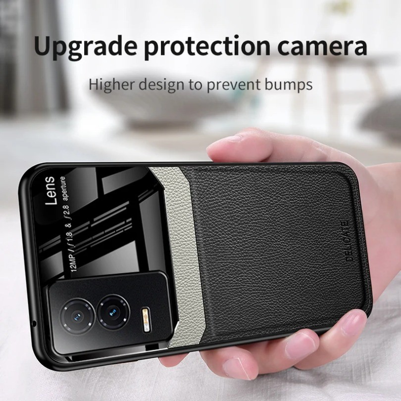 Ốp Da Cho Honor GT 5G Plexiglass Silicon Bảo Vệ Cứng Shokcproof Full Lens Vỏ Điện Thoại HonorGT AMG-AN00 Vỏ