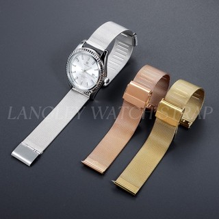 Dây đeo đồng hồ Milanese Loop Dây đeo đồng hồ lưới Độ dày 0,4mm cho DW cho Daniel Wellington Dây thép không gỉ cổ điển không gỉ 18mm 20mm 22mm Vòng đeo tay nam nữ