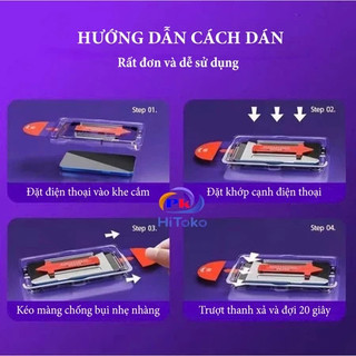 Kính cường lực Tự hút bụi, Chống nhìn trộm, Khung tự dán cho iphone 11 12 13 14 15promax 16 plus X Xr Xs max promax