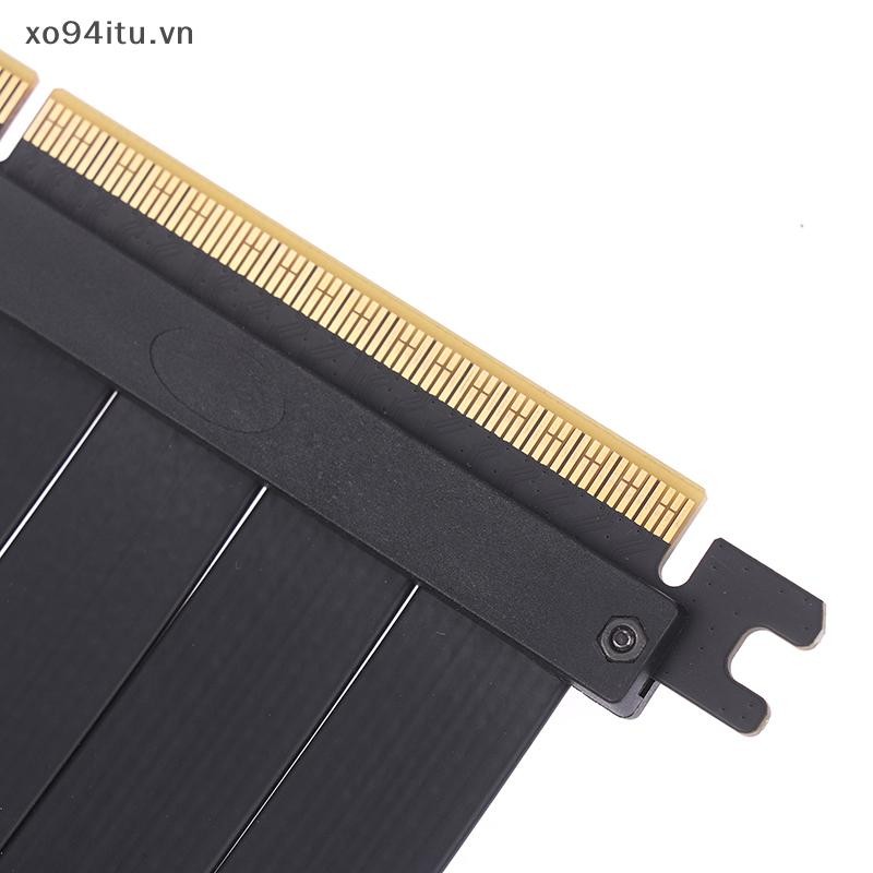 Xoitu Full Speed PCIE 3.0 4.0 16x Riser Cáp mở rộng Card đồ họa PCIE Express GPU Mở rộng Card Riser Shielded Extender VN