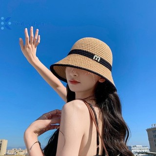 Kudosation 1 Mới Ngoài Trời Chống Tia UV Mũ Chống Nắng Mùa Hè Nữ Xô Có Thể Gập Lại Lưu Vực Rỗng Khâu Panama Nón Ngư Dân