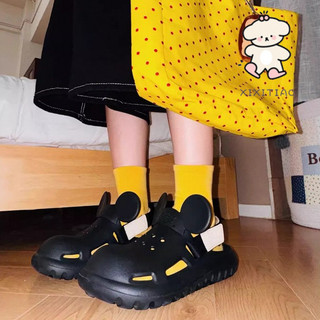 Xixitiao Sandal Chính Hãng Dễ Thương Mickey Beach EVA Độc Đáo Mùa Hè Ngoài Trời Thoải Mái Nữ