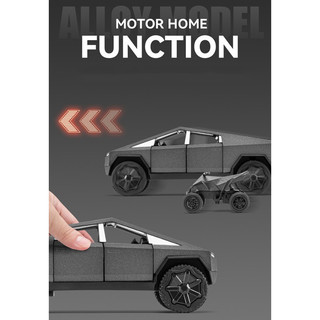 Xe bán tải Tesla mô phỏng đồ chơi mô hình RV hợp kim lớn xe bé trai bộ sưu tập đồ trang trí quà tặng sinh nhật cho trẻ em.