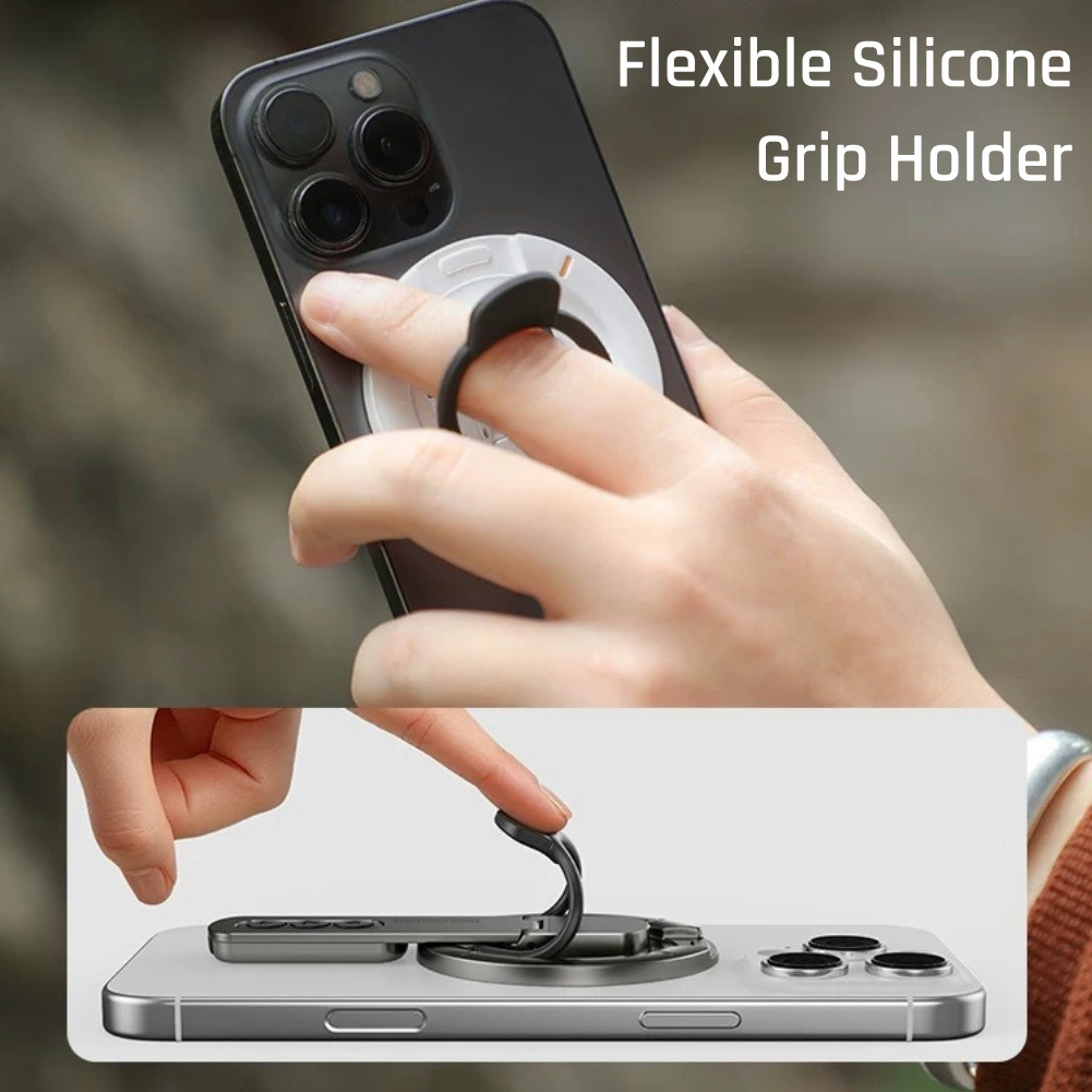 Giá đỡ điện thoại từ tính INOVAGEN SnapRing có chức năng Fidget, nam châm hai mặt, giá đỡ điện thoại hợp kim