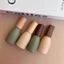 Chai Nước Hoa GUSTAVA, Chai Lăn Nắp Gỗ Trống, Thủy Tinh Di Động 10ml Chai Có Thể Đổ Lại Chất Lượng Cao Dụng Cụ Trang Điểm
