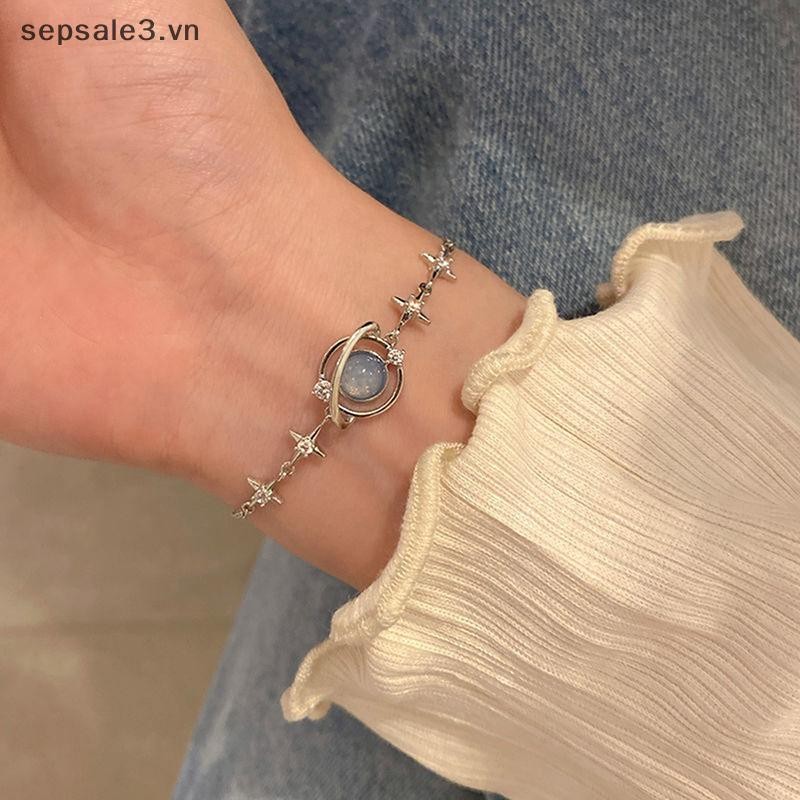 # Sepsale # Vòng tay không gian Opal thanh lịch Hàn Quốc dành cho nữ Girs Delicate Zircon Starlight Bangles Quà tặng trang sức dự tiệc.