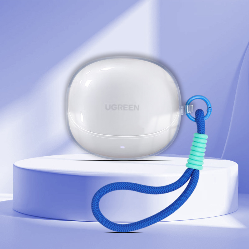 Vỏ tai nghe trong suốt UGREEN Hitune H6 Pro, chống sốc, có thể giặt, bảo vệ tai nghe