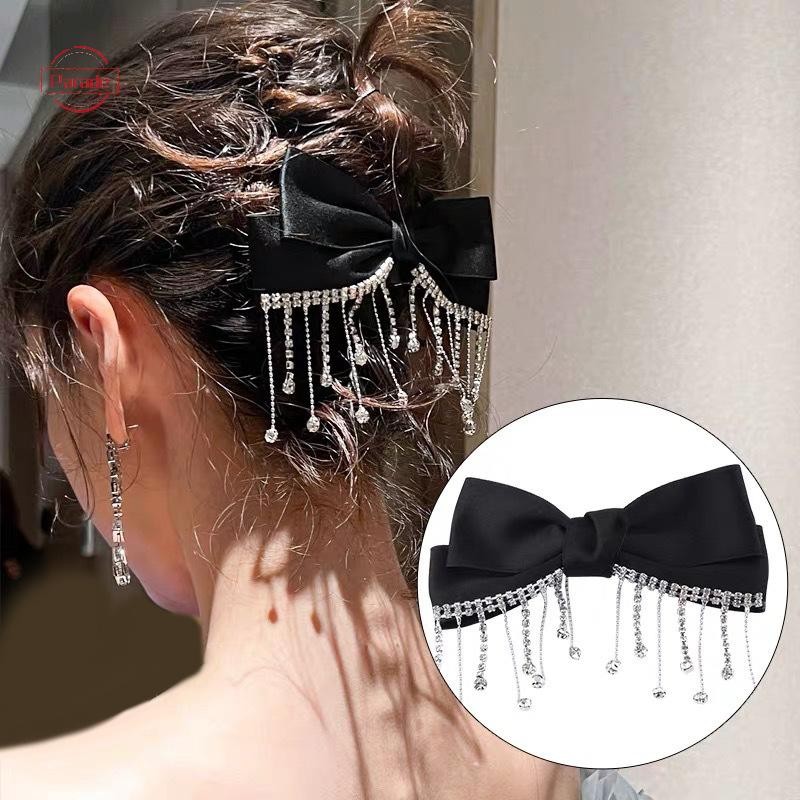 Cuộc diễu hành Thanh Lịch Nơ Ngọt Đuôi Ngựa Màu Trơn Nơ Lớn Kẹp Tóc Cho Nữ Bé Gái Đơn Giản Thời Trang Phụ Kiện Tóc Quà Tặng VN
