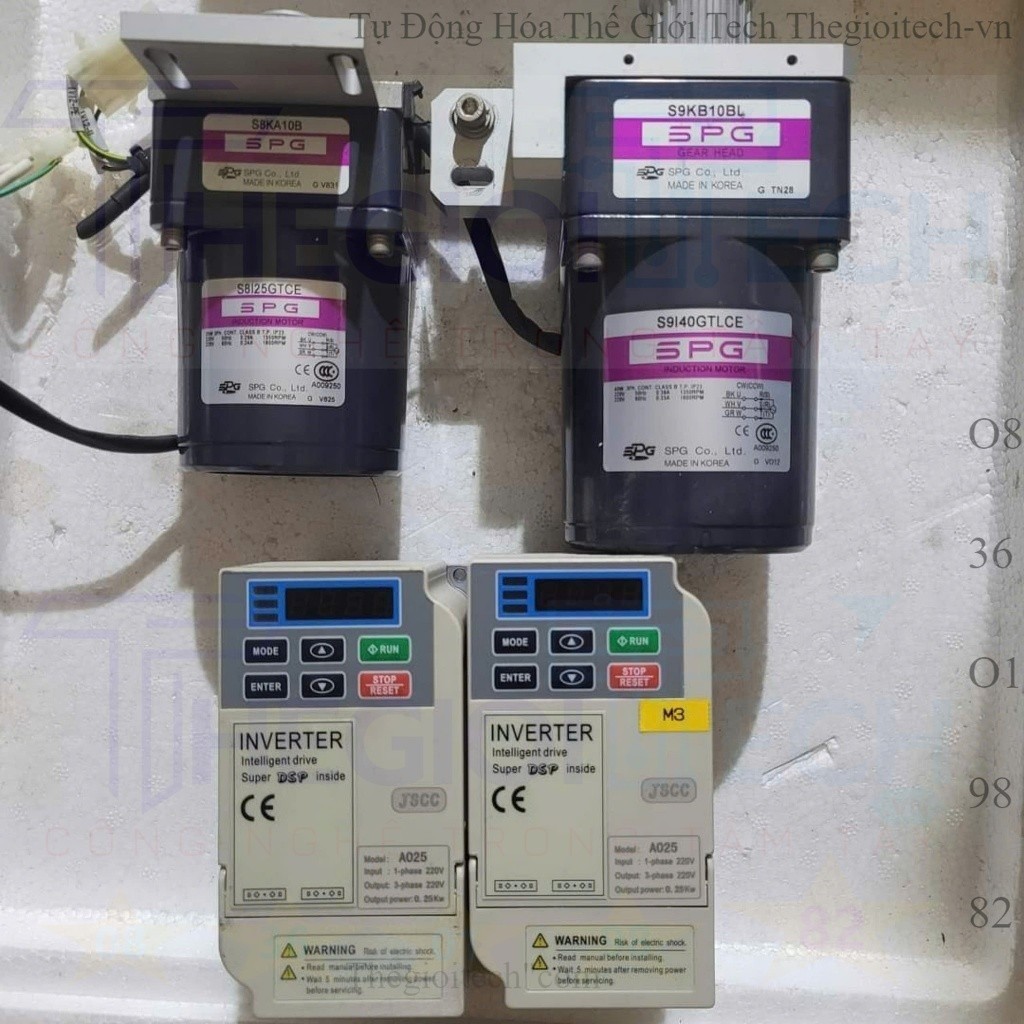 BỘ Động cơ giảm tốc SPG 25W S8I25G S8KA10B 40W S9I40G S9KB10BL TỶ SỐ 1/ ...