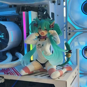 Anime Hatsune Miku Nhân Vật Dễ Thương Ngồi Mô Hình Búp Bê Đồ Chơi Hình Để Bàn Trang Trí Đồ Trang Trí Đồ Chơi
