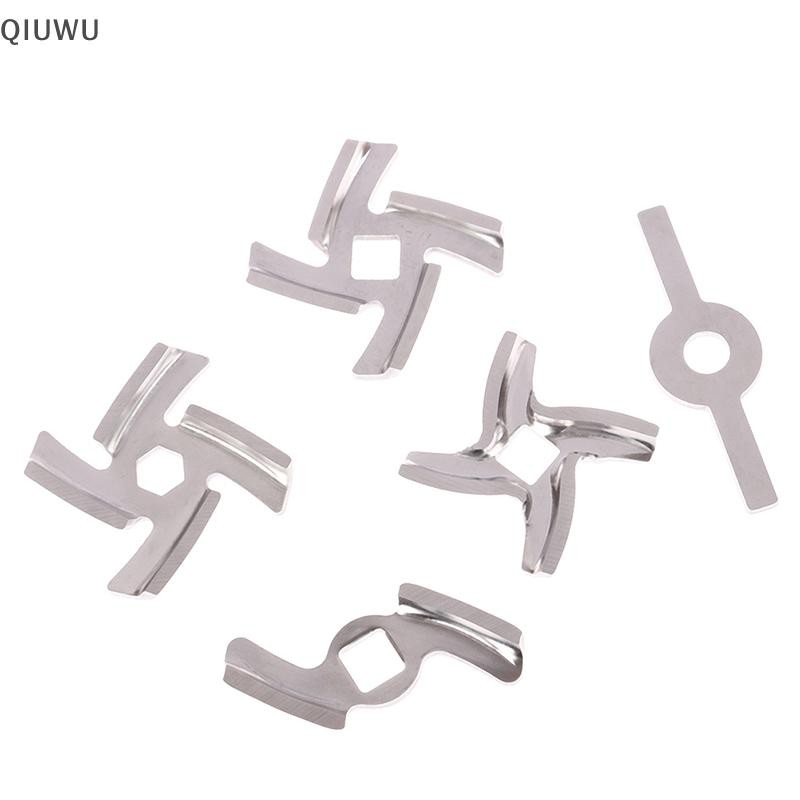 QIUWU Máy Xay Thịt Phần Lưỡi Xay Thực Phẩm Lưỡi Xay Dao Cắt Thay Thế Phù Hợp Cho Vitek Scarlett Elenberg Verloni Daewoo.