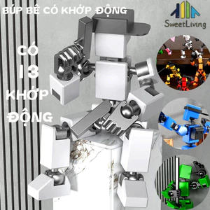 Mô Hình Mini Lắp Ráp Người Có Thể Di Chuyển In 3d, Đồ Chơi Trí Tuệ Cho Trẻ Em, Figure Trẻ Em