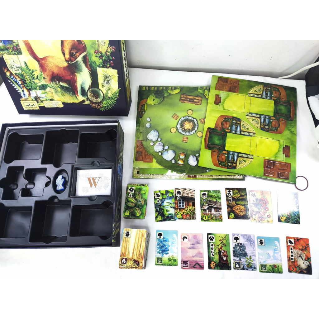Boardgame Meadow - game art đẹp về tự nhiên hoa cỏ cây lá chim thú Tigar