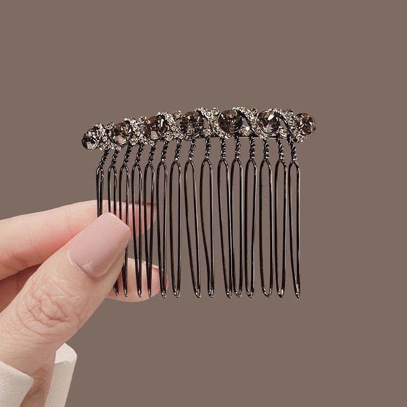 Mauropoli lược kim cương giả cao cấp, kẹp tóc liền mạch, kẹp tóc nữ đơn giản, mũ đội đầu