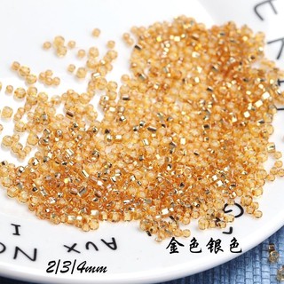 Hạt Thủy Tinh Vàng Bạc và Hạt Gạo cho Trang Sức Handmade