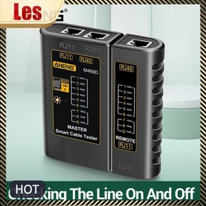 Máy kiểm tra cáp mạng M469D RJ45 RJ11 Đầu dò đường dây điện thoại LAN