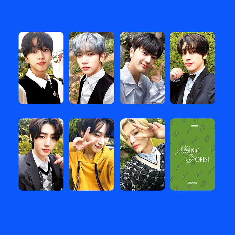 5-8 chiếc EN NHẠC FOREST Lomo Cards Thành viên FATE SBS Moon Photocards học thuật HEESEUNG JAKE JAY JUNGWON NI-KI SUNGHOO SOLO photo Bưu thiếp YM