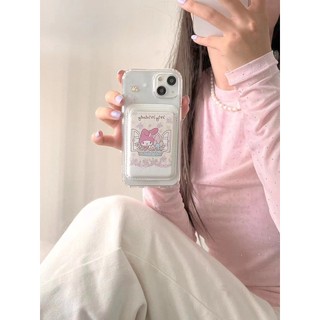 Vỏ Ví Hoạt Hình Đáng Yêu Thích Hợp Cho Iphone Xs XR XSMAX11promax 11 12promax 12 13 14 15 pro max Ốp điện thoại Nữ 14promax 15pro