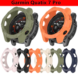Garmin Quatix7Pro Chất Lượng Cao Silicon Mềm TPU Rỗng Ra Vỏ Khung Ốp Lưng Đồng Hồ Dành Cho Garmin Quatix 7 Pro Chống Sốc Chống Trầy Xước Đồng Hồ Thông Minh Bảo Vệ
