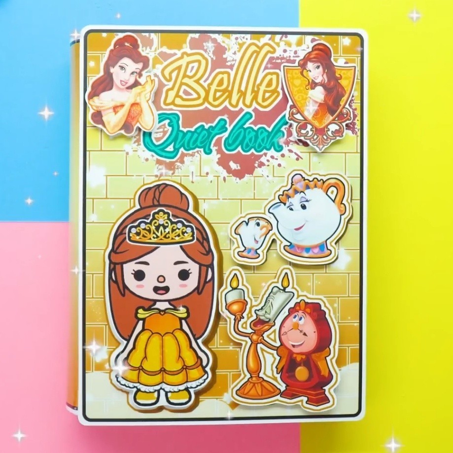 Ngôi nhà búp bê đồ chơi trí tuệ học liệu toca Bella Quite Book đồ chơi montessori tri tuệ thông minh
