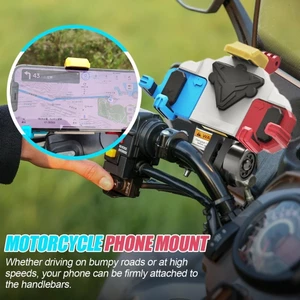 Xe Máy Điện Thoại Di Động Gắn 360 Độ Xoay Tay Cầm Gắn Điện Thoại Xe Tay Ga Gắn Điện Thoại Cho 4.7-7 Inch haoyisvn haoyisvn