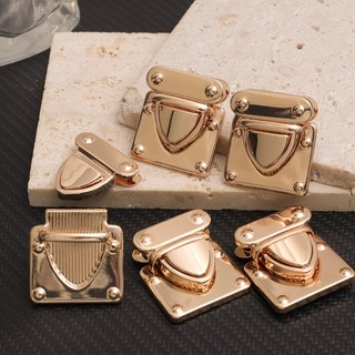 Móc Khóa Vuông - Dành Cho Túi Đeo Vai Ví Totes - Bền Đẹp, Đa Năng, Kim Loại - Phụ Kiện Khóa Đóng Cửa DIY - Kẹp Túi Xách - Khóa Bắt Thủ Công Có Thể Tháo Rời