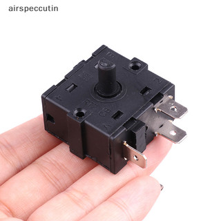 Airspecutin 3 / 5 Pin 2 / 4 Vị trí Bộ chọn quay AC 250V 16A Máy sưởi phòng điện EN