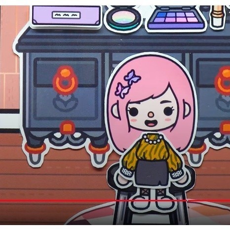 Toca Life worldquiet book Toca búp bê giấy avatar world đồ chơi giấy blackpink ngôi nhà