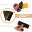 MERIGGIARE 1 / 10 Chiếc Băng Cầm Ngón Tay, Miếng Dán Sàn Tay Cầm Xốp Tự Dính, Miếng Dán Chống Trơn Trượt 110x38mm Đen Uncut