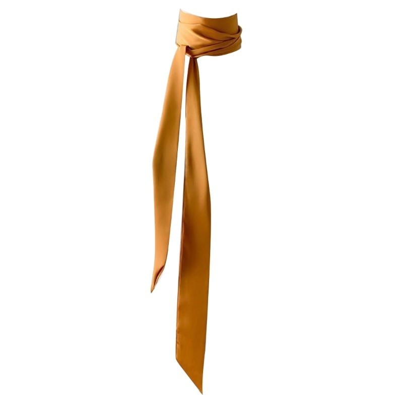 Vic Ribbon Khăn quàng cổ lụa buộc tay Ruy băng Khăn quàng cổ phong cách Hàn Quốc Cà vạt tóc