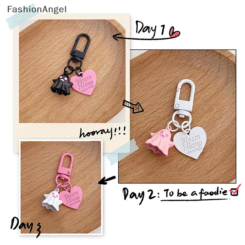 FashionAngel Hoạt Hình Halloween Ma Móc Khóa Túi Móc Khóa Mặt Dây Chuyền Búp Bê Bé Gái Quà Tặng Sinh Nhật TH