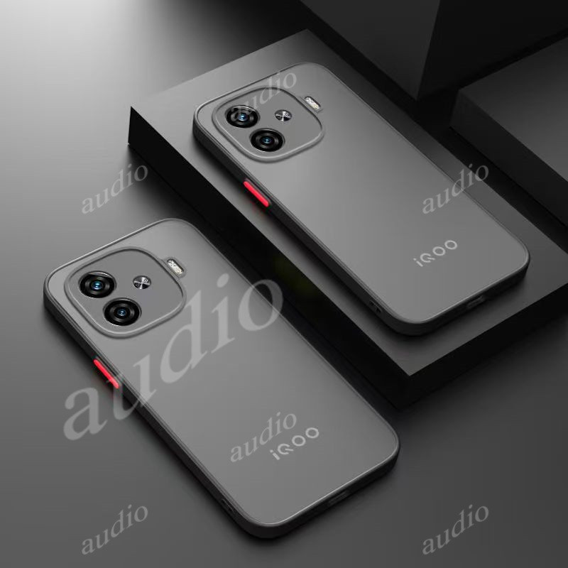 Ốp lưng silicon mờ chống sốc cho IQOO Z9/Z9X 5G 2024, bảo vệ camera, thiết kế mỏng nhẹ