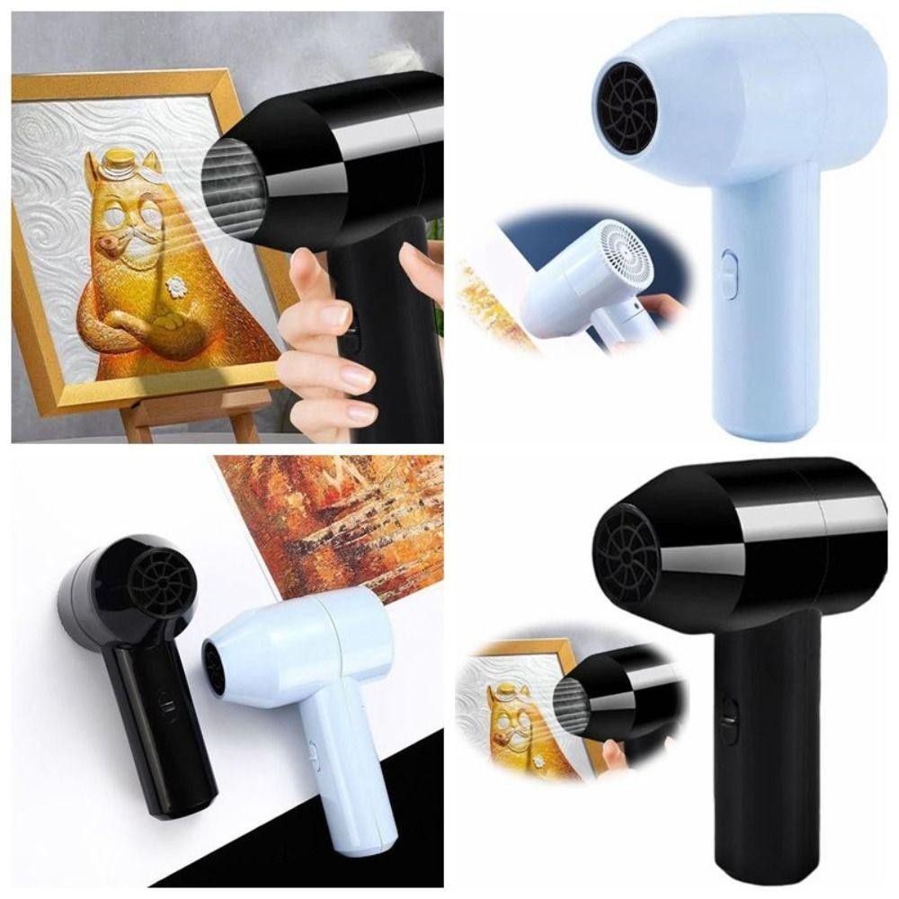 Máy Sấy Tóc Không Dây CAST, Để Sấy Tranh Máy Thổi Khí Có Thể Điều Chỉnh, Màu Đen Di Động Nhanh Khô Quạt Thổi Khí Mini