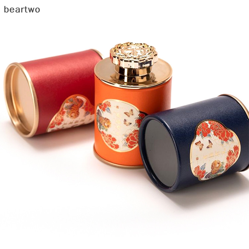 < Beartwo > Trà Đen Mini Trà Xanh Kín Hơi Mùi Cà Phê Caddy Tổ Chức Du Lịch Hộp Đựng Di Động Cói Hộp Đựng Bình Trà Đẹp