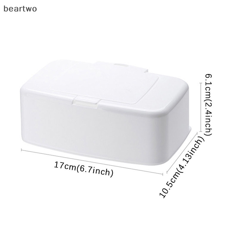 < Beartwo > Hộp đựng khăn giấy ướt Khăn lau di động Hộp đựng khăn ăn Hộp đựng đồ đẹp