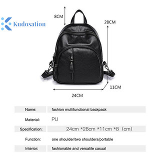 Kudosation Chống Trộm Da Mềm Ba Lô Nữ Vintage Đeo Vai Nữ Du Lịch Ba Lô Đi Học Bé Gái