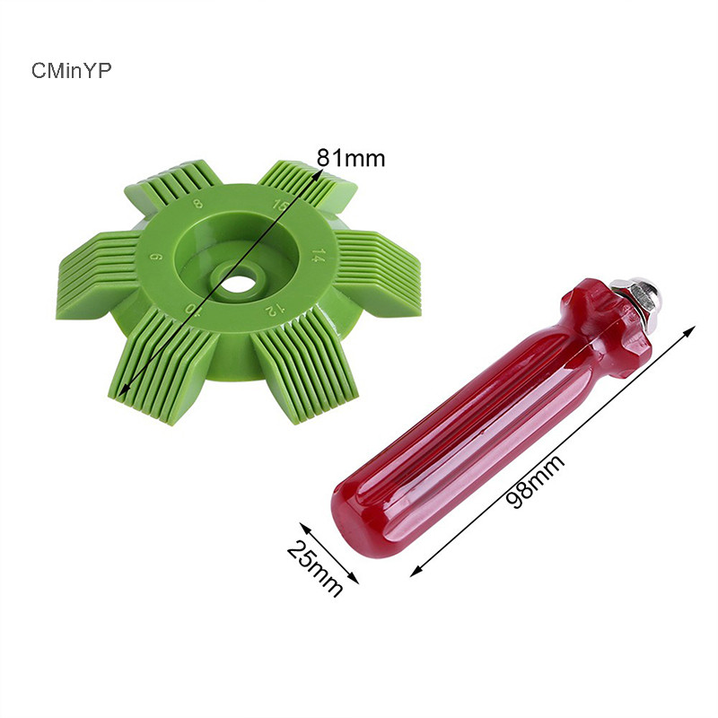 Cminyp Máy Điều Hòa Làm Sạch Vây Lược Bàn Chải Condenser Thép Không Gỉ Tản Nhiệt Glory