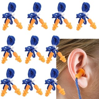 YONDR 10 CÁI Nút tai cách nhiệt, Nút tai silicon giảm tiếng ồn mềm, Nút tai cách âm ký túc xá Bảo vệ lỗ tai côn Hỗ trợ giấc ngủ