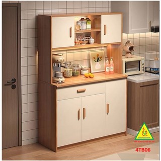 Tủ bếp gia đình gỗ MDF phong cách hiện đại 4TB06 - VĐ Smart Furrniture NỘI THẤT LẮP RÁP VIENDONGADV