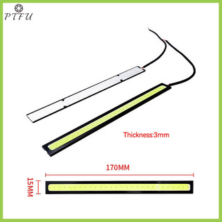 Ptfu Chạy Ban Ngày Dải Đèn Cho Ô Tô Trang Trí Thanh Đèn Siêu Sáng 12V Dây Đèn Cho Xe Hơi 17cm Mới