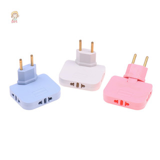 Twe Có Thể Điều Chỉnh 3 Trong 1 EU Cắm Nối Dài Bộ Chuyển Đổi Điện Xoay 180 Độ VN