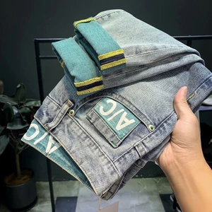 Phiên Bản Hàn Quốc Tất Cả Trận Đấu Co Giãn Hợp Thời Trang Cao Cấp Chân Nhỏ Nam Cao Cấp Slim-