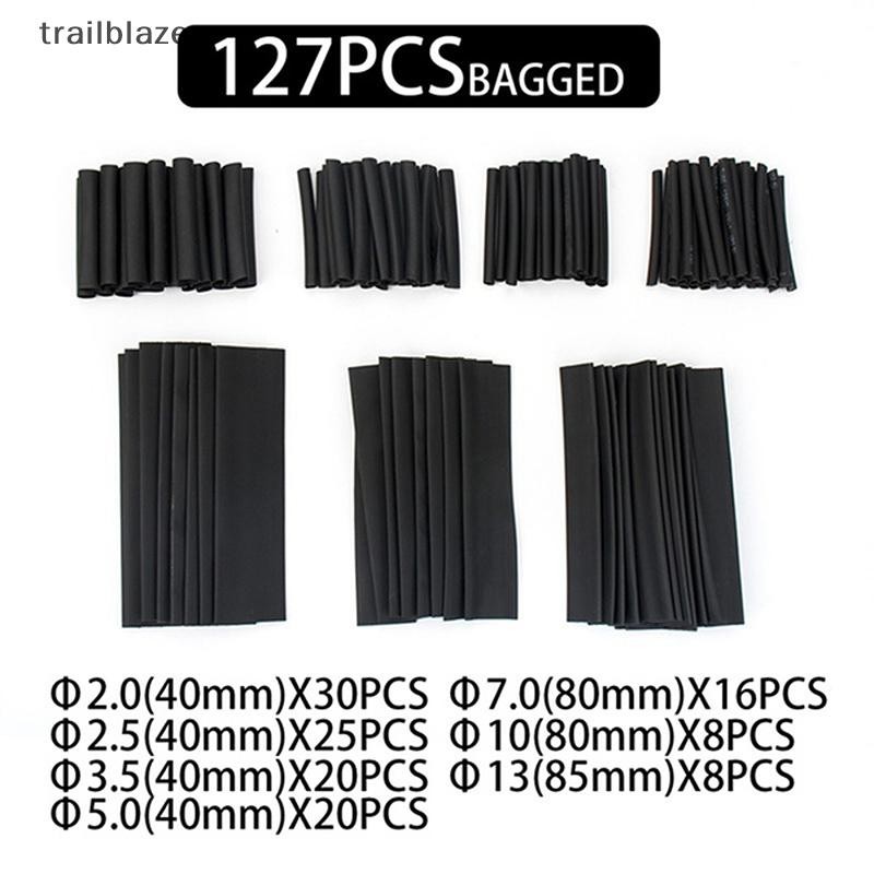 Trailblazer 127 Chiếc Ống Co Nhiệt 2: 1 Phân Loại Ống Polyolefin Cáp Ô Tô Tay Bọc Mới